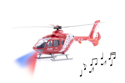 [ACE-81.001107] ACE Toy Hélicoptère Eurocopter EC-135 - Air-Glaciers (avec son et lumières)