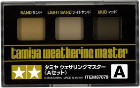 [TAM-10.87079] Tamiya 87079 Peinture en poudre pour modélisme - Set A (sand, light sand, mud)