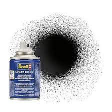 [REV-90.34107] Revell Spray Color Noir brillant
