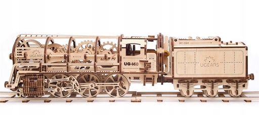 [UGE-412023] Ugears Locomotive avec tender (443 pièces)