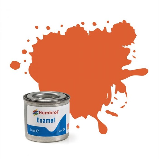 [HUM-AA.0905] Humbrol 82 Orange sanguine mat - 14ml