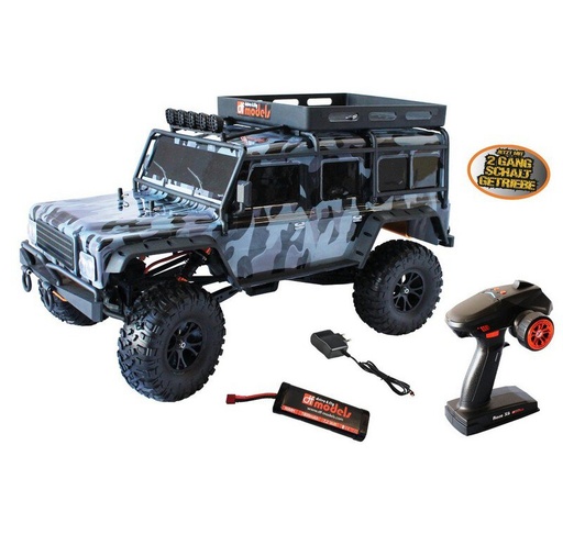 [DF-17.3117] DF 4J Crawler CAMO 2-Gang-LED 1/10 -RTR