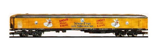 [ARN-3885] Arnold - 3885 Wagon Marchandises Knorr jaune "N"
