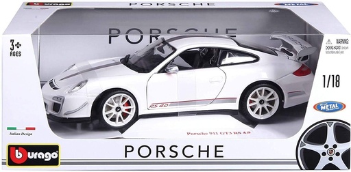 [BUR-1811036-W] Burago - Porsche 911 GT3 RS 4.0 Blanche 1/18