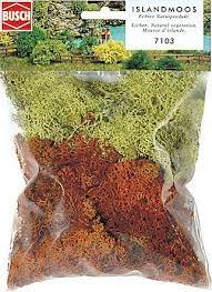 Busch 7103 - Mousse d'Island jaune et rouge  35 g