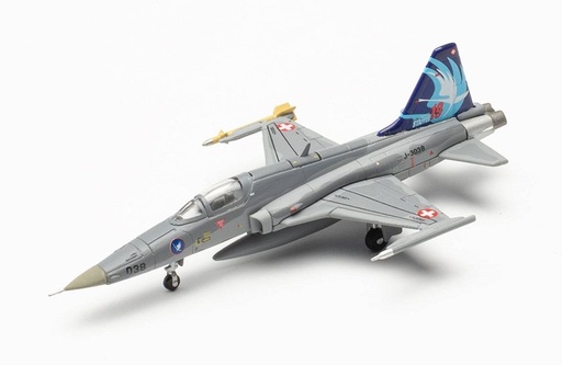 [HER-572538] Herpa - Northrop F-5E Tiger - Swiss Air Force - Fliegerstaffel 19 "Swans" - Emmen Air Base  1/200
