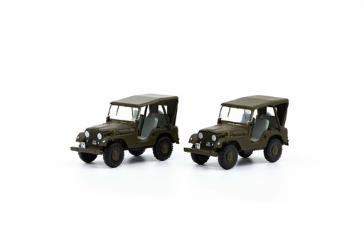 [ACE-85.005105] ACE Set 2 Willys M38A1 Armée-Jeep 1/87