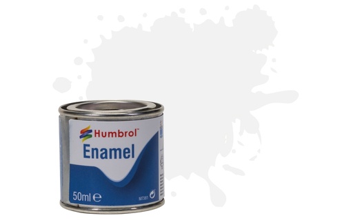 [HUM-AQ0034] Humbrol 34 - Blanc matt 50 ml