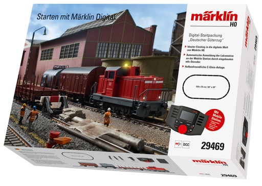 [MAR-29469] Märklin 29469 Coffret départ digital - Service de manoeuvre moderne avec locomotive diesel - HO