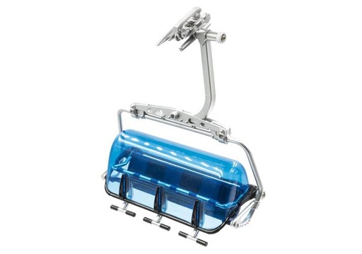 [JC-86450] JC 86450 - Télésiège 6 places Bleu/Noir avec capot bleu - 1/32