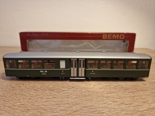 [BEM-3284 108] Bemo 3284 108 - Voiture voyageurs RhB B 2338 - HOm