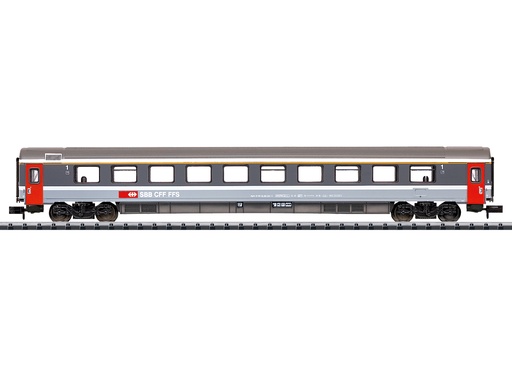 [MIT-18442] MiniTrix 18442 - Wagons voyageurs 1ère classe EuroCity - CFF - N