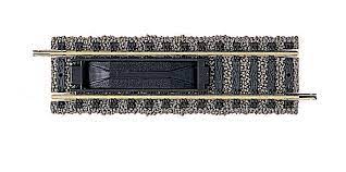 [FLE-6111] Fleischmann 6111 - Rail de découplement à commande électrique intégrée, longueur 100 mm avec ballast - HO