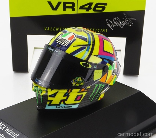[62.399170846] Minichamps - VR 46 Casque Winner Moto GP Assen 2017 - 1/8