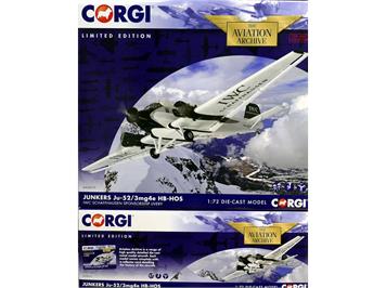 [COR-AA36910] Corgi - Junkers JU 52/3 - HB-HOS - 1/72 (édition limitée - 236/500)