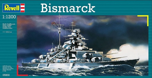 [REV-05802] Revell 05802 - Bismark - 1/1200 - 22 cm long