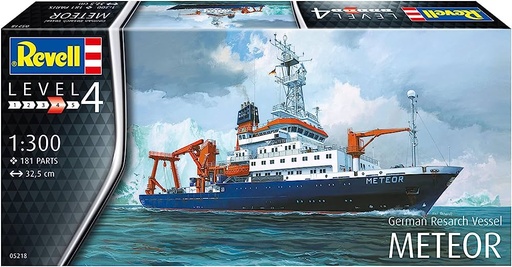 [REV-05218] Revell 05218 - Vaisseau de recherche allemand METEOR - 1/300 - 32.5 cm long - 181 pièces