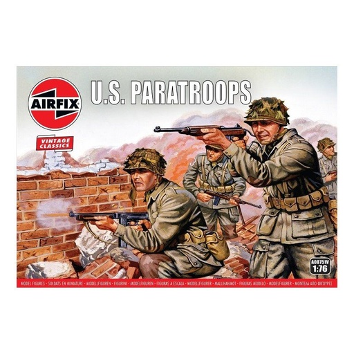 [AIR-A00751V] Airfix - Parachutistes américains de la Seconde Guerre mondiale - 1/76