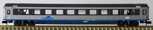 [MIT-15549] MiniTrix 15549- Wagons Cisalpino 2ème classe - N