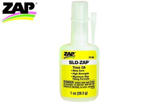 [HRC-ZPT20] ZAP 20 - Colle instantanée slo (quelques secondes) - 28.3 g