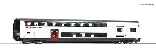 [ROC-74714] Roco 74714 - Wagon 2 étages SBB IC20 - 1ère classe - HO