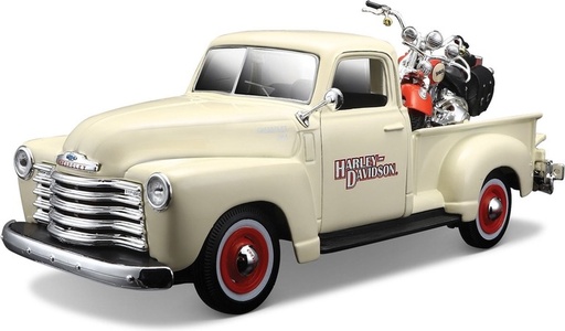 [BUR-32194] Burago - Chevrolet 3100 Pick-Up Harley Davidson  1/24