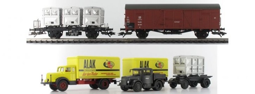 [MAR-48812] Märklin 48812 - Coffret de transport de marchandises des usines "Spangenken" - HO
