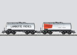 [MAR-46532] Märklin 46532 - Coffret de 2 wagons citernes de produits chimiques "Lambiote Frères"- HO