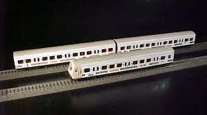 [MAR-4390] Märklin 4390 - Coffret de 3 wagons voyageurs "S-Bahn" avec publicité Märklin - HO