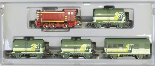 [MAR-2846] Märklin 2846 - Coffret de train (5 pièces) de nettoyage de la voie des Chemins de Fer Luxembourgeois (CFL) - HO