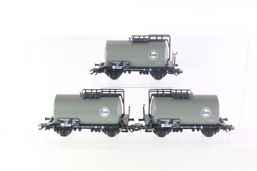 [MAR-4854] Märklin 4854 - Coffret 3 wagons citernes "EVA" vieillie artificiellement - DB- HO