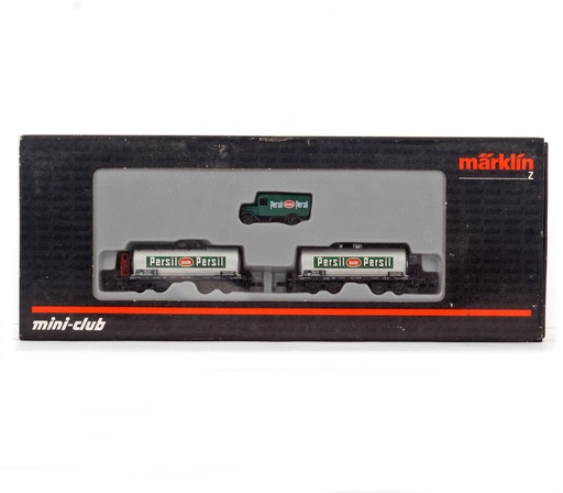 [MAR-82071] Mini-Club 82071 - Set de 2 wagons citernes et camion (société Henkel, Düsseldorf) - DRG - "Z"