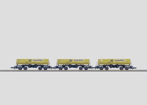 [MAR-82431] Mini-Club 82431 - Set de 3 wagons à benne basculante de type Fas (société Schauffele, Stuttgart) - DB - "Z"