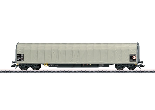 [MAR-47061] Märklin 47061 - Wagon à bâche coulissante à quatre essieux de type Rilns "Cargo" - CFF - HO