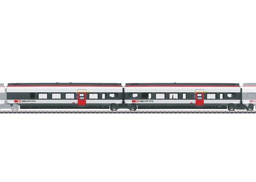 [MAR-43463] Märklin 43463 Coffret complémentaire 3 - 2 wagons voyageurs pour le Giruno - SBB-CFF - HO