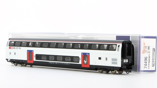 [ROC-74496] Roco 74496 - Wagon 2 étages SBB IC20 - 2ème classe - HO