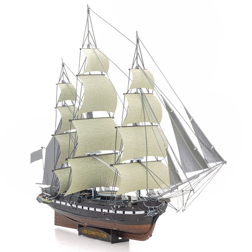 [MET-5752002] Metal Earth - USS Constitution - 1/528 - 3D