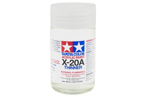 [TAM-81030] Tamiya 81030 - X-20A Thinner acrylique - 46ml
