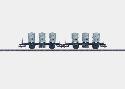[MAR-48945] Märklin 48945 - 2 wagons plats pour porte-conteneurs différents de type Bt 10 - HO