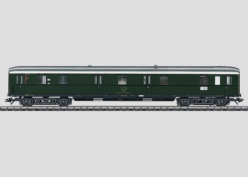 [MAR-49962] Märklin 48962 - Wagon de bruitage pour locomotives. Prototype : Wagon postal (DB). Modèle "Voiture à jupe"- HO