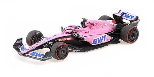 [MIN-62.117220114] Minichamps  BWT Alpine F1 Team A522 - Fernando Alonso - Bahrain GP 2022 - 1/18