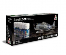 [ITA-439AP] Italeri Acrylic Set - 6 pces - U.S. Navy Aircraft