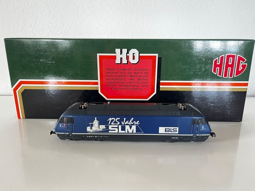 [HAG-184-125 ans SLM] HAG 184 - Locomotive Re 4/4 BLS Typ 465 - 125 ans SLM - HO - ~