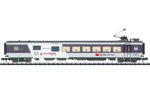[MIT-18440] MiniTrix 18440 - Wagon Restaurant "Mitropa" - SBB CFF FFS - "N"