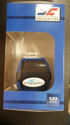 [JC-84183] JC 84183 - Télécabine Omega IV "Champéry" bleue - 1/32