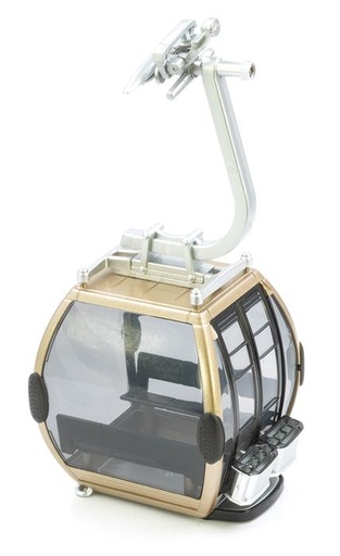 [JC-84008] JC 84008 - Télécabine Omega IV Or avec portes noires - 1/32