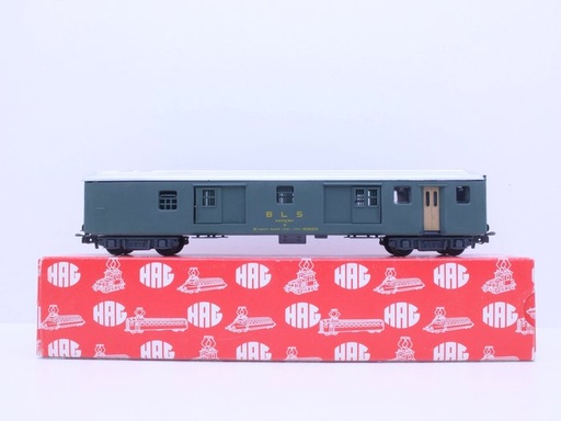 [HAG-466] HAG 466 BLS Wagon à bagages HO (DC) "ancien boitage"