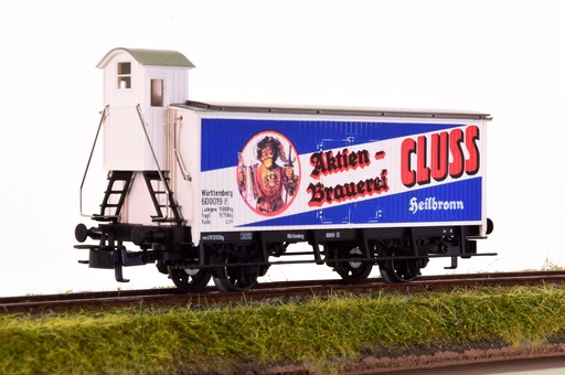 [MAR-4780] Märklin 4780 - Wagon à bière "CLUSS" Heilbronn avec cabine de freinage - HO - (Ancien boitage)