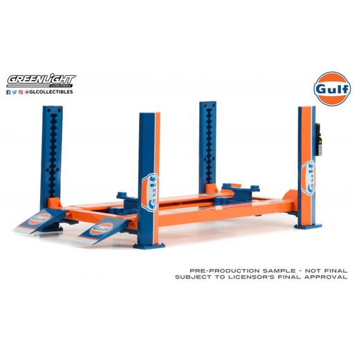[GRE-13655] Greenlight 13655 - Elévateur de voiture pour garage "Gulf Oil No.2" - 1/18