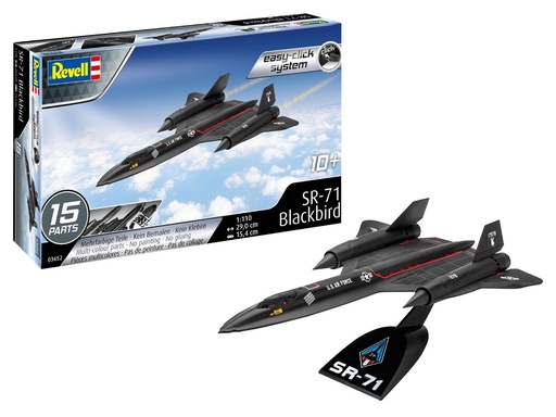 [REV-03652] Revell 03652 - Blackbird SR-71 - 1/110 - 15.4 cm envergure - Easyclick 
